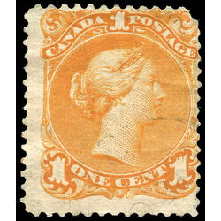 canada stamp 23a queen victoria 1 1869 u vg 005