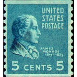 us stamp postage issues 845 j monroe 5 1939