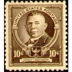 us stamp postage issues 873 booker t washington 10 1940