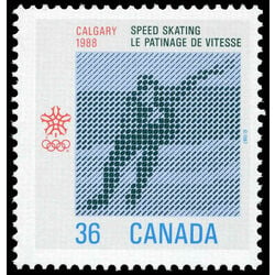 canada stamp 1130iii speed skating 36 1987