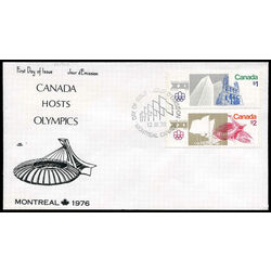 canada stamp 687 notre dame and place ville marie 1 1976 FDC 004