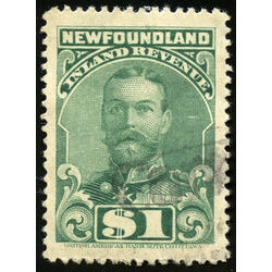 canada revenue stamp nfr20b king george v 1 1910 U F 001