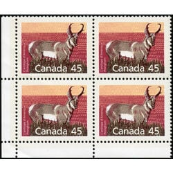 canada stamp 1172d pronghorn perf 13 1 45 1990 PB LL