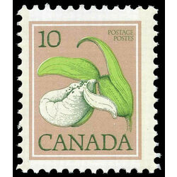 canada stamp 786i lady s slipper hook tag flaw 10 1979