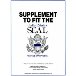 annual supplement for the seal usa stamp album