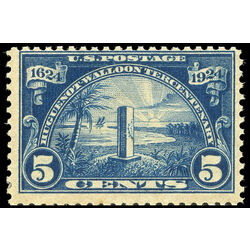 us stamp postage issues 616 monument to ribeault 5 1924