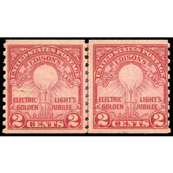 us stamp postage issues 656lpa edison s first lamp 1929