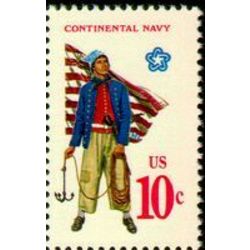 us stamp postage issues 1566 continental navy 10 1975