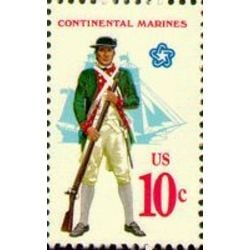 us stamp postage issues 1567 continental marines 10 1975