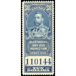 canada revenue stamp feg11 king george v 10 1930