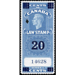canada revenue stamp fsc22 george vi 1938
