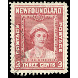 newfoundland stamp 255 queen elizabeth 3 1941 U VF 002