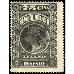 canada revenue stamp nfr5a queen victoria 75 1898