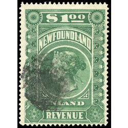 canada revenue stamp nfr6a queen victoria 1 1898