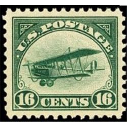 us stamp c air mail c2 curtiss jenny 16 1918