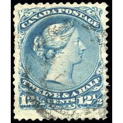 canada stamp 28iii queen victoria 12 1868 U VF 002