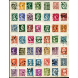 france used stamps collection