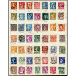 france used stamps collection