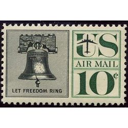 us stamp c air mail c57 liberty bell 10 1959