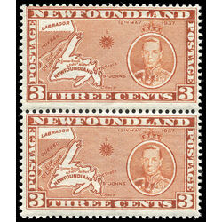 newfoundland stamp 234iii newfoundland map 1937