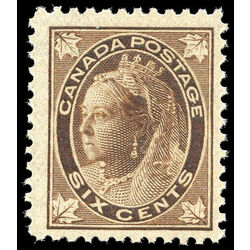 canada stamp 71 queen victoria 6 1897 M F VFNH 018