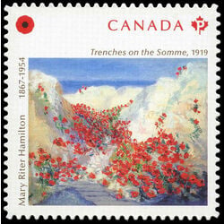 canada stamp 3252i mary riter hamilton trenches on the somme 2020