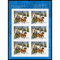 canada stamp 3257a family and sled 2020