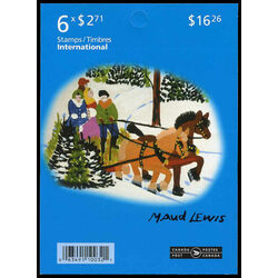 canada stamp 3257a family and sled 2020