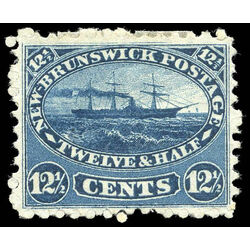 new brunswick stamp 10 steamship 12 1860 M VF 005