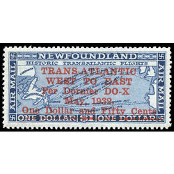newfoundland stamp c12 historic transatlantic flights 1932 M VF 014