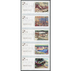 canada stamp cp computer vended postage kiosk cp64 68 strip landscapes by canadian painters 2020