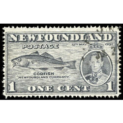 newfoundland stamp 233 codfish 1 1937 U F 003