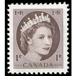 canada stamp 337v queen elizabeth ii 1 1954
