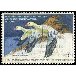 us stamp rw hunting permit rw44 pair of ross s geese 5 1977
