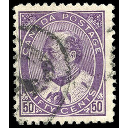 canada stamp 95i edward vii 50 1908 U F VF 006