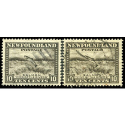 newfoundland stamp 193 salmon leaping 10 1932 U VF 004