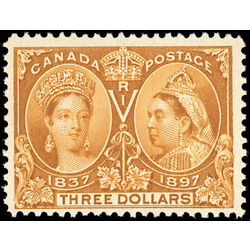 canada stamp 63 queen victoria diamond jubilee 3 1897 M F VFNH 034