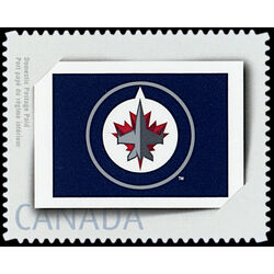 canada stamp pp picture postage pp7 winnipeg jets primary logo 59 2011