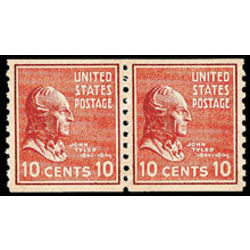 us stamp postage issues 847pa j tyler 20 1939