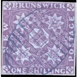 new brunswick stamp 3 pence issue 1sh 1851