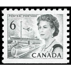 canada stamp 460cp queen elizabeth ii transportation 6 1971