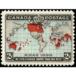 canada stamp 86 imperial penny postage christmas 2 1898 M VFNH 008