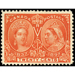 canada stamp 59 queen victoria diamond jubilee 20 1897 M DEF 019