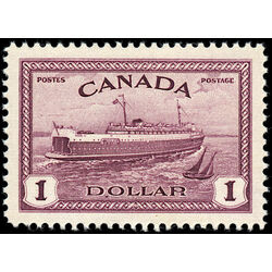 canada stamp 273 train ferry pei 1 1946 M XFNH 002