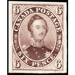 canada stamp 2tc hrh prince albert 6d 1857 M XF 002