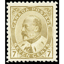 canada stamp 92 edward vii 7 1903 M VFNH 013