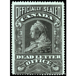 canada stamp o official ox2 queen victoria 1902 M F VF 001