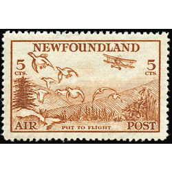 newfoundland stamp c13 put to flight 5 1933
