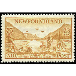 newfoundland stamp c17 labrador land of gold 75 1933