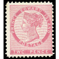 prince edward island stamp 5f queen victoria 2d 1862 M F VF 002